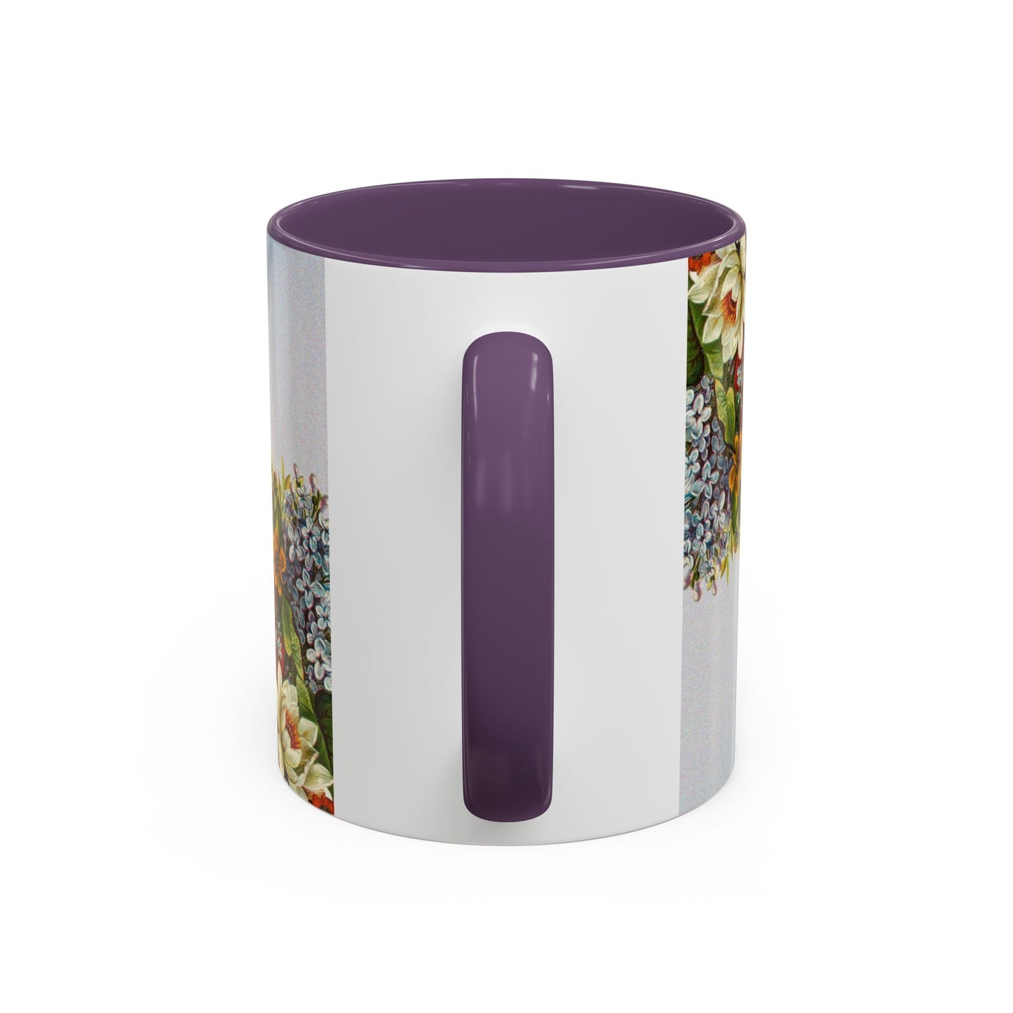 Mother's Day Floral Coffee Mug — "Happy Mother's Day" Accent Mug (May 8th)