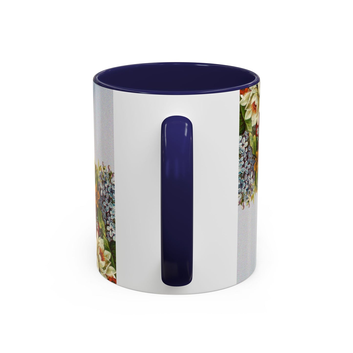 Mother's Day Floral Coffee Mug — "Happy Mother's Day" Accent Mug (May 8th)