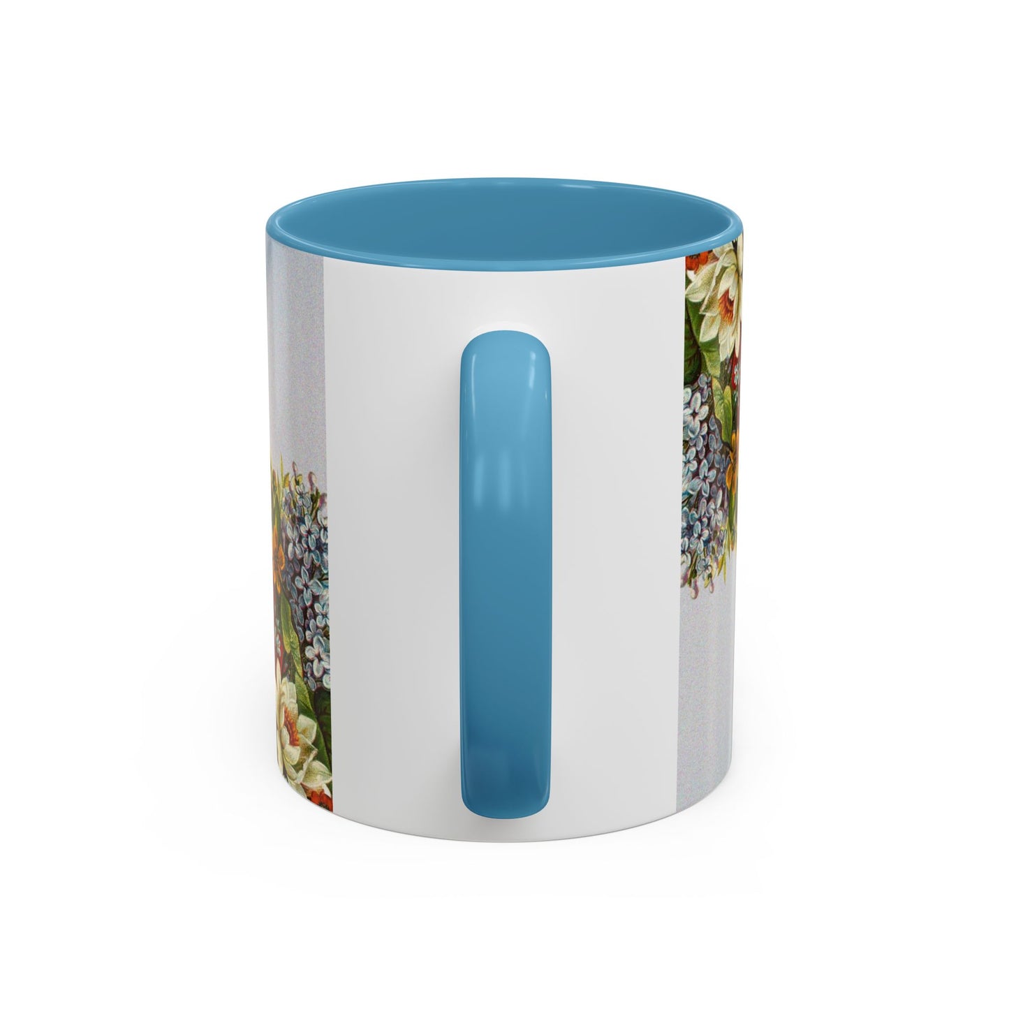 Mother's Day Floral Coffee Mug — "Happy Mother's Day" Accent Mug (May 8th)