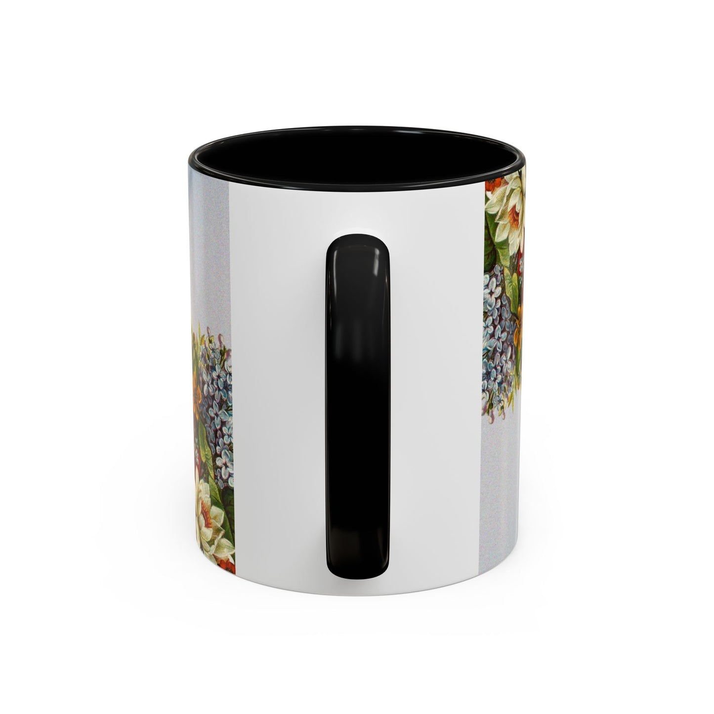 Mother's Day Floral Coffee Mug — "Happy Mother's Day" Accent Mug (May 8th)
