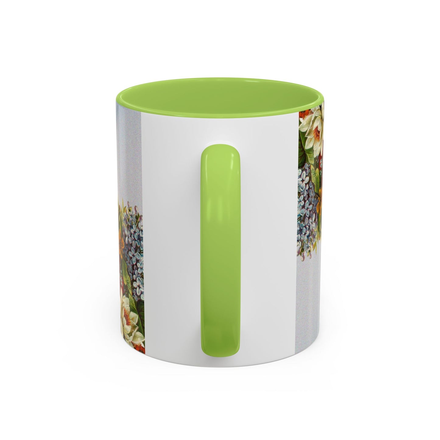 Mother's Day Floral Coffee Mug — "Happy Mother's Day" Accent Mug (May 8th)