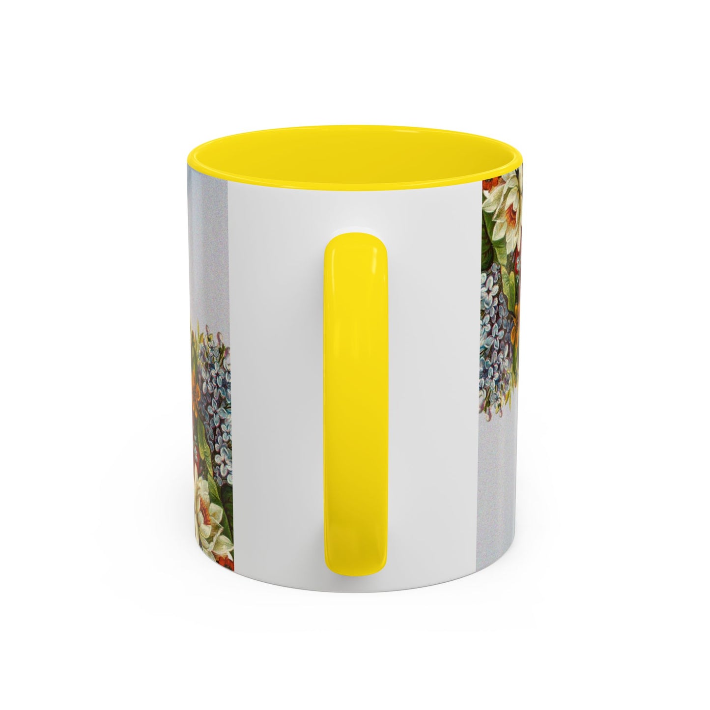Mother's Day Floral Coffee Mug — "Happy Mother's Day" Accent Mug (May 8th)