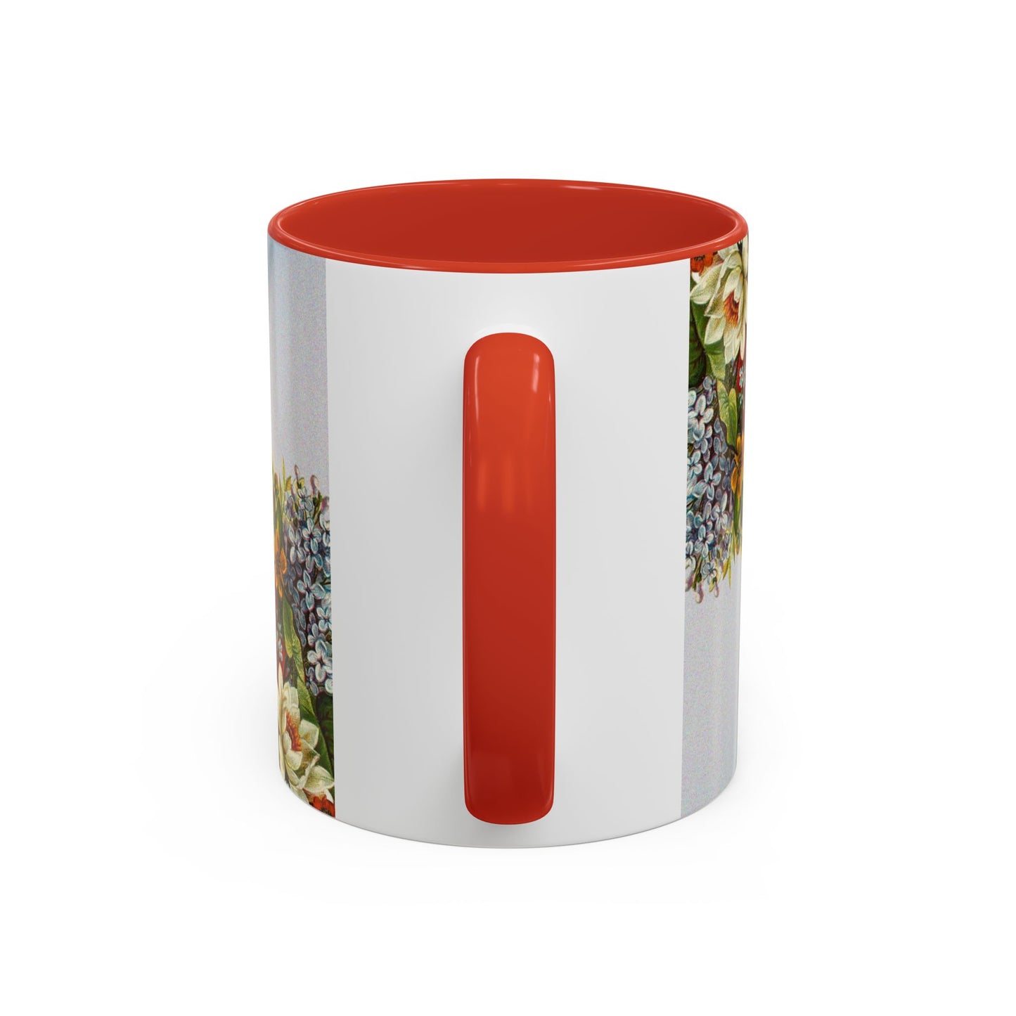 Mother's Day Floral Coffee Mug — "Happy Mother's Day" Accent Mug (May 8th)
